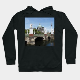 Schinkelbrücke,Berliner Dom and Spree, Berlin-Mitte, Berlin, Germany Hoodie